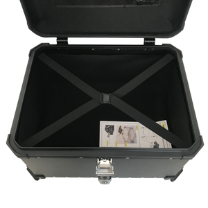 ZHUITU <span class=keywords><strong>80L</strong></span> hnj caixa caixas da cauda da motocicleta para estacionamento superior beverly sável suporte refrigurator 1200gs bicicleta top <span class=keywords><strong>box</strong></span> de alumínio - Product Image 5
