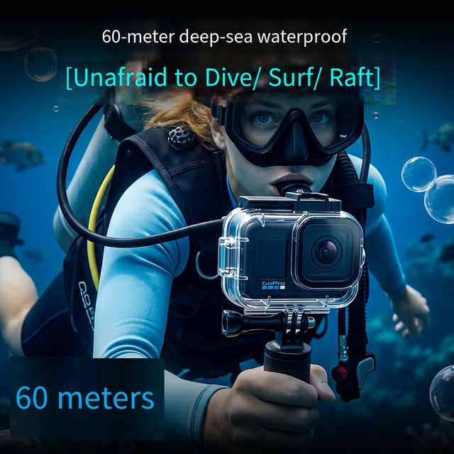 Diving Housing Case for MISSION 1/Pro Action Camera Rainproof Surfing Underwater Waterproof Photography Accessories