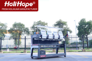 Garantía de 10 años Holihope Control remoto Máquina de bordado de <span class=keywords><strong>4</strong></span> cabezales Calidad como máquinas de bordado feliz Alta velocidad 1200 Spm - Product Image 2