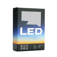 Boîte à lumière LED ondulée de couleur neutre de fabricant, boîte d'emballage de ceinture lumineuse, boîte à lumière décorative de voiture