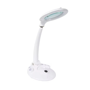 โต๊ะอ่านหนังสือเย็บผ้าแบบโมเดิร์นพร้อมไฟ LED ขยายภาพ 1.75X/2.25X โคมไฟสำหรับร้านเสริมสวย ทำเล็บ ต่อขนตา - Product Image 2