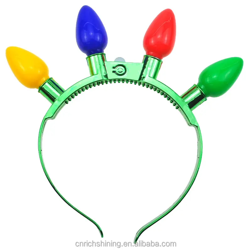Coloré LED Light-Up Bandeau Bandeau En Plastique Cheveux Accessoires pour Festival Halloween Noël Pâques Party Favor