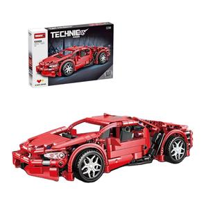 Small-Particle Tech-Style Building <b>Blocks</b> for Boys-Brain-Teasing Motorcycle Model Assembly High-Difficulty Toy ABS <b>Plastic</b> - Product Image 4