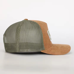 Casquette Trucker à Logo Personnalisé, Couronne Haute, 5 Panneaux, en Maille, avec Patch Tissé, Réglable, pour Adulte, Fournisseur en Gros de Casquettes - Product Image 6