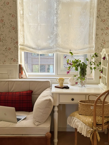 Persianas Romanas Blancas Suaves ZSTARR <span class=keywords><strong>para</strong></span> Sala de Estar y <span class=keywords><strong>Cocina</strong></span>, Filtrado de Luz, Privacidad, Tela de Lino Belga Texturizada, Cortinas Romanas <span class=keywords><strong>para</strong></span> Ventana - Product Image 3