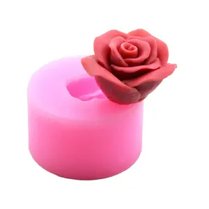 玫瑰硅胶软糖模具手工肥皂硅胶模具定制巧克力糖料蜡烛模具
