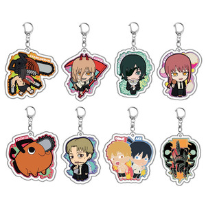 5000 Estilos, Llaveros de Anime de 5cm, Serie <span class=keywords><strong>Chainsaw</strong></span> <span class=keywords><strong>Man</strong></span>, Llavero de Plástico Acrílico de Doble Cara - Product Image 1