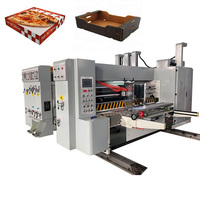Machine d'impression automatique pour boîte à Pizza, imprimante à grande vitesse, 5 couleurs, machine de découpe rotative