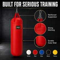 Sac de frappe Fairtex personnalisé avec logo, en PU, PVC et cuir, rempli de sable, pour la vente en gros