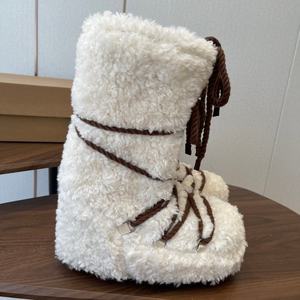 Bottes de ski unisexes de luxe confortables et imperméables, hautes jusqu'au genou, pour l'hiver, de haute qualité, avec sangle, pour l'extérieur - Product Image 6