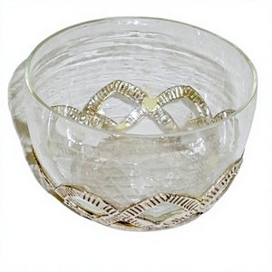 Clear <b>Glass</b> <b>Candle</b> <b>Holder</b> Bowl Shape Votive Tealight <b>Candle</b> <b>Holder</b> Bulk for Wedding Decor and Home Decor - Product Image 1