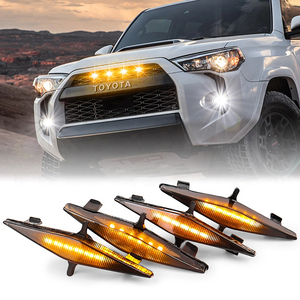 Kits de luces de rejilla ámbar Led para <span class=keywords><strong>4Runner</strong></span> <span class=keywords><strong>TRD</strong></span> <span class=keywords><strong>Pro</strong></span> 2014 2015 2016 2017 2018 2019 - Product Image 2