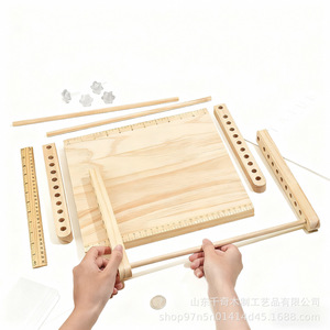 Outil de reliure de livres en bois, support de bureau réglable pour livres, fournitures artisanales - Product Image 5