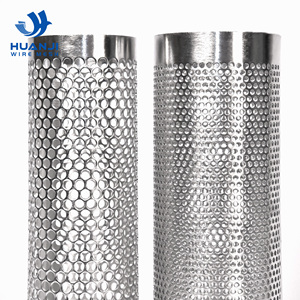 Tubo de Filtro de Malla Perforada de Acero Inoxidable 304 316L, Tubería Metálica Resistente a la Corrosión con Servicios de Soldadura y Corte - Product Image 2