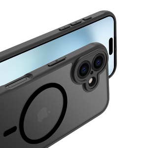 Étui de téléphone magnétique mat en TPU+PC avec anneau magnétique, respectueux de l'environnement, adapté à l'étui de protection du téléphone 17E - Product Image 3