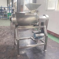 Fruitontpitter, zaadverwijderaar, sapcentrifuge, machine voor het verwerken van mango's en kleine perziken.