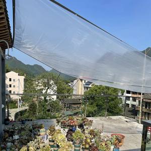 Bâche <span class=keywords><strong>de</strong></span> jardin et <span class=keywords><strong>de</strong></span> balcon en tissu imperméable PE transparent personnalisé Couverture <span class=keywords><strong>de</strong></span> protection des plantes Bâche <span class=keywords><strong>de</strong></span> film pour serre - Product Image 4