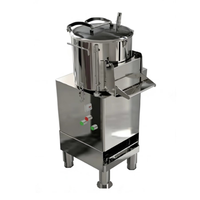 Machine à éplucher les pommes de terre multifonctionnelle - Acier inoxydable, minuterie, étanche, pour nettoyer les oignons, les fruits de mer et les coquillages, avec 1 an de garantie