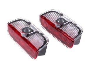 ไฟส่องพื้นรถยนต์แบบ LED โปรเจคเตอร์โลโก้ HD ไฟต้อนรับแบบ Ghost Shadow สำหรับรถยนต์ Volkswagen แบบเสียบปลั๊กใช้งานได้ทันที 5W - Product Image 3