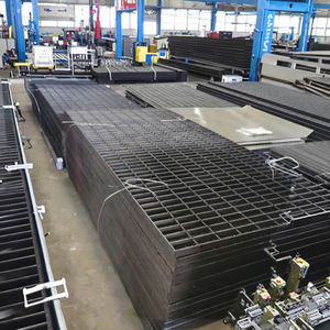 Grille de barre carrée de fer de <span class=keywords><strong>dalle</strong></span> de passerelle de plancher en acier galvanisé plongé à chaud de taille personnalisée pour l'application de parc - Product Image 5