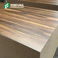 Panneau MDF mélaminé moderne 1220x2440mm 12-18mm avec colle E0/E1 pour portes d'armoires