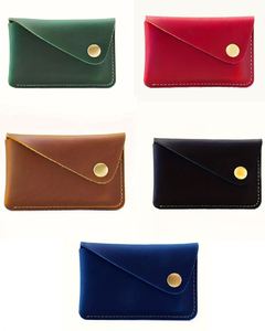 Porte-cartes de crédit créatif avec logo personnalisé, porte-cartes compact rétro, porte-monnaie multifonctionnel en PU de style vintage, cadeau - Product Image 2