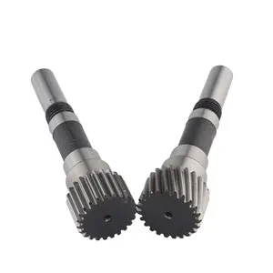 Woodworking machine tool transmission parts 23-tooth straight helical gear shaft engraving machine parts