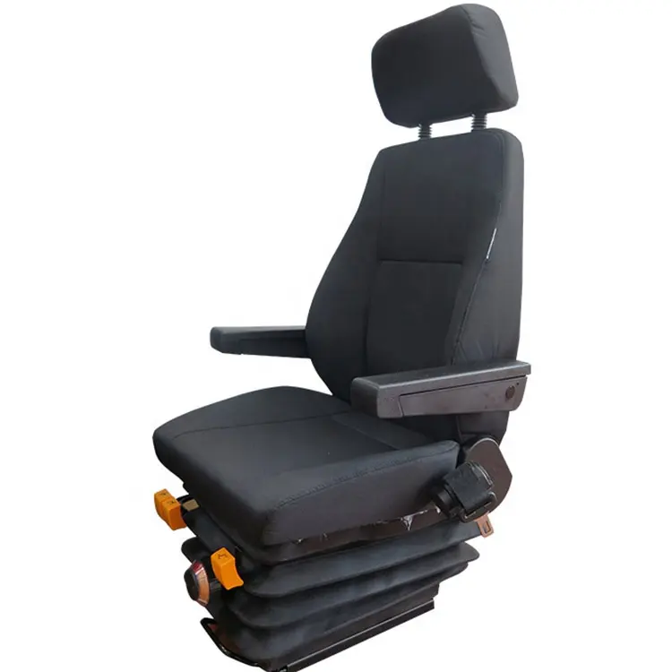 Universal leather mechanical suspension truck seat driver bus seat for sale
