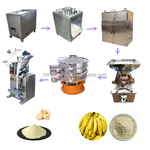 Ligne automatique de traitement de poudre de banane Eplucheur de plantain Trancheuse Machines à farine de banane Machine de fabrication de poudre de banane - Product Image 5