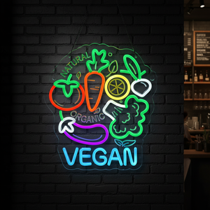Letreros de Neón Veganos en Stock, Decoración de Pared Colgante para Negocios, Restaurantes, Tiendas, Cafeterías, Fiestas, Letreros de Neón Personalizados - Product Image 6