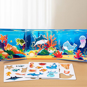 Livre de coloriage et de puzzles éducatifs pour enfants sur le thème des animaux, vente en gros - Product Image 3