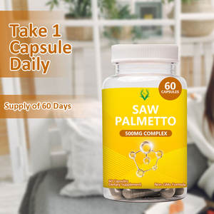 Venta caliente 500MG de alta calidad Saw Palmetto cápsulas suplemento dietético mejora la piel saludable y apoya la próstata saludable - Product Image 6