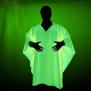 MANCAI Atacado Spandex Poliéster Algodão Material que brilha no escuro alta brilhante luz luminosa tecido para roupas