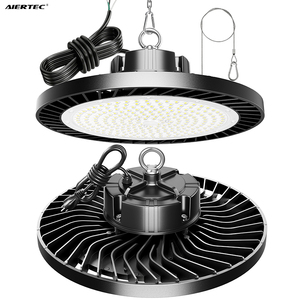 Industrial Warehouse <b>Lighting</b> High Efficiency UFO LED High Bay Light IP65 Waterproof 100W-300W Factory Shop <b>Workshop</b> Lamp - Product Image 1