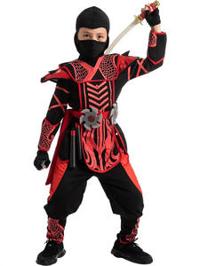 Conjunto de <span class=keywords><strong>disfraz</strong></span> de <span class=keywords><strong>Ninja</strong></span>, mono <span class=keywords><strong>Ninja</strong></span> con <span class=keywords><strong>accesorios</strong></span> de espuma para niños pequeños, traje de Halloween para Ideas, fiesta de Cosplay - Product Image 6