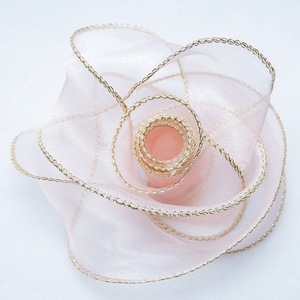 Ruban en satin de polyester ondulé en gros d'usine, fil en queue de poisson, organza bouclé pour la décoration de gâteaux, boîtes cadeaux et nœuds faits à la main - Product Image 4