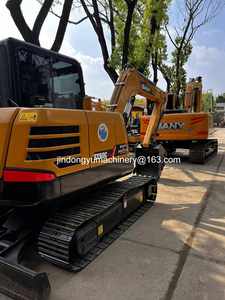 รถขุดขนาดเล็กยี่ห้อดัง รุ่น Sy60C น้ำหนัก 6 ตัน แบบตีนตะขาบ นำเข้าจากจีน รับประกัน 1 ปี สำหรับใช้งานในบ้าน พร้อมเครื่องยนต์ ปั๊ม เกียร์ และลูกปืน - Product Image 2