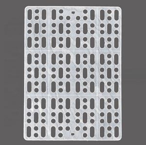 Plastic Chew Resistant Wear-Resistant Anti-Slip Rabbit Cage Mat with Thickened Mesh Rectangle Shape for Rabbits - Product Image 5