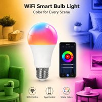 Anpassbare RGB Dimmbare LED Smart-Glühbirne WLAN-fähig Tuya Alexa Google Home Unterstützung App-Steuerung E26 E27 Smart LED-Birne