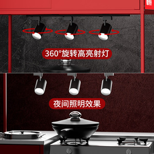 รถเข็นขายอาหารกุ้งตุ๋น สแตนเลส 4 ล้อ พร้อมเตาแก๊ส ประกอบง่าย สำหรับขายอาหารนอกสถานที่ รถเข็นขายของแบบเข็น - Product Image 4