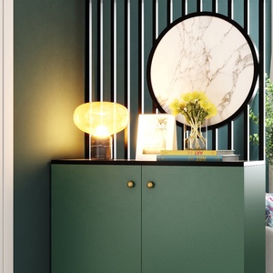 Wholesale Home Furniture Partition <strong>Green</strong> Shoe Storage Living Room Screen Entrance <strong>Cabinet</strong> - Product Image 4
