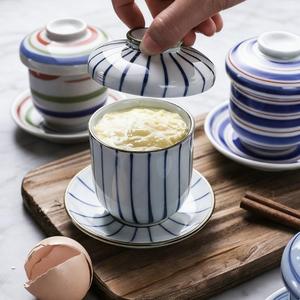 Japanese-style <b>Ceramic</b> Stew <b>Pot</b> for Hotel Restaurant Steamed Egg Bowl - Product Image 4