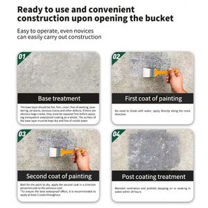 Peinture d'étanchéité liquide au design moderne et écologique, revêtement imperméabilisant invisible, membrane imperméable de qualité supérieure - Product Image 5