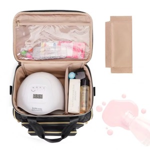 Bolsa Organizadora de Esmalte de Uñas de Gran Capacidad Personalizada de Fábrica BSCI, Bolsa de Almacenamiento de Esmalte de Uñas para Viaje - Product Image 3