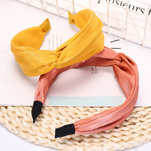 Diadema Elástica Colorida de Nuevo Diseño <span class=keywords><strong>2023</strong></span>, Diadema Trenzada con Nudo para Mujer - Product Image 6