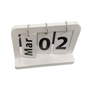 <span class=keywords><strong>Calendrier</strong></span> minimaliste en bois à feuillets mobiles, <span class=keywords><strong>calendrier</strong></span> perpétuel de bureau, décoration pour la maison et l'étude, accessoire <span class=keywords><strong>photo</strong></span> - Product Image 5