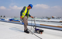 Nouvelle machine de soudage automatique à air chaud PENNROOF pour bâches en HDPE PVC/TPO/PE, membrane imperméable, 230V 3450W