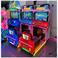 Jeu de voiture Racing Happy racing arcade vidéo opération de pièces simulateur de conduite pour enfants console de course