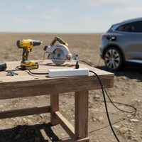 Déchargeur EV 3.6kW 16A Haute Puissance avec Câbles d'Extension 3m et 5m, Prix de Gros avec OEM pour Source de Secours Domestique en Cas de Panne de Courant