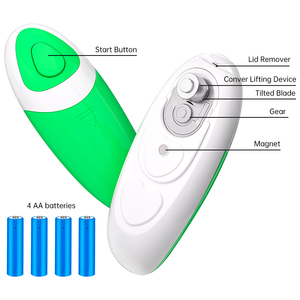 Apriscatole Elettrico Automatico con Logo Personalizzato, Utensile da Cucina con Apertura One-Touch, Bordo Liscio, per Anziani - Product Image 1